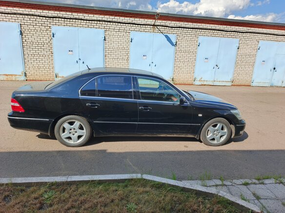 2004 Lexus LS 430 III Рестайлинг, чёрный, 897200 рублей - вид 3