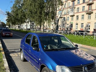 2007 Renault Logan I, синий, 265000 рублей, вид 3