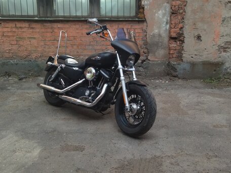 2013 Harley-Davidson XL1200, чёрный, 750000 рублей, вид 3