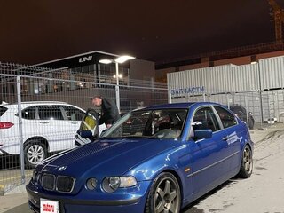 2002 BMW 3 серии Compact 316i IV (E46) Рестайлинг, синий, 850000 рублей, вид 1