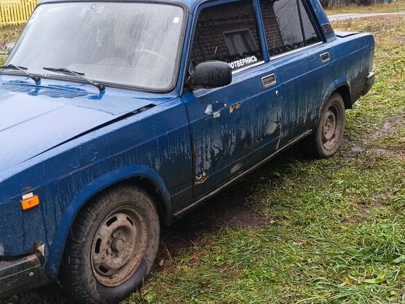 2005 Lada (ВАЗ) 2107, синий, 45000 рублей - вид 1