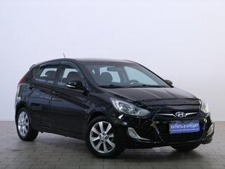 2012 Hyundai Solaris I, чёрный, 769000 рублей, вид 1