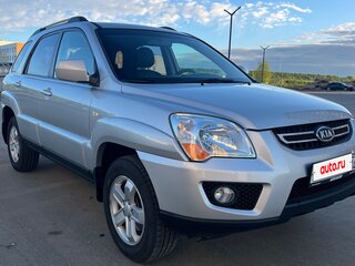 2009 Kia Sportage II Рестайлинг, серебристый, 865000 рублей, вид 1