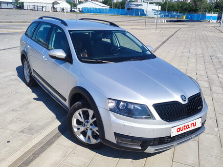 2015 Skoda Octavia Scout III (A7), серебристый, 1740000 рублей, вид 4