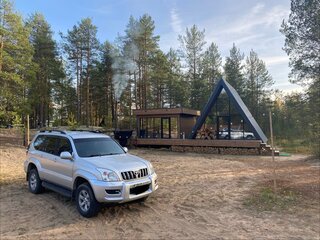 2003 Toyota Land Cruiser Prado 4-speed 120 Series, серый, 1800000 рублей, вид 1