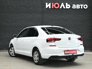 2021 Volkswagen Polo VI, белый, 1490000 рублей, вид 4