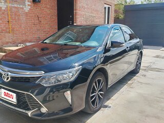 2017 Toyota Camry VII (XV50) Рестайлинг 2, чёрный, 2299000 рублей, вид 2