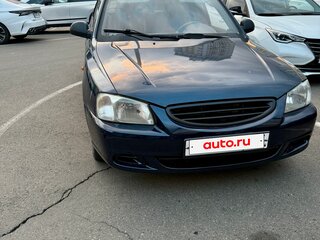 2009 Hyundai Accent ТагАЗ II, синий, 430000 рублей, вид 2