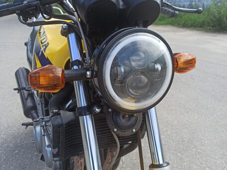 1998 Honda CB 500, жёлтый, 275000 рублей, вид 5
