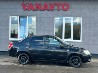 2014 Lada (ВАЗ) Granta I, чёрный, 365000 рублей, вид 4