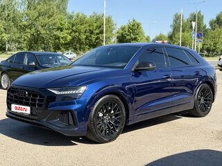 2019 Audi Q8 45 TDI I (4M), синий, 4599000 рублей, вид 2