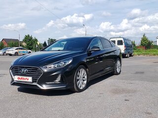 2018 Hyundai Sonata VII (LF) Рестайлинг, чёрный, 1800000 рублей, вид 2