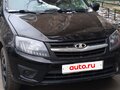2017 Lada (ВАЗ) Granta I, чёрный, 340000 рублей - вид 4