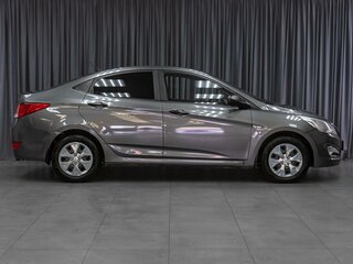 2014 Hyundai Solaris I Рестайлинг, серый, 909000 рублей, вид 5