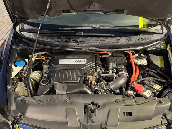 2009 Honda Civic Hybrid VIII Рестайлинг, чёрный - вид 8