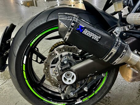 2011 Kawasaki Z 1000SX, зелёный, 680000 рублей, вид 5