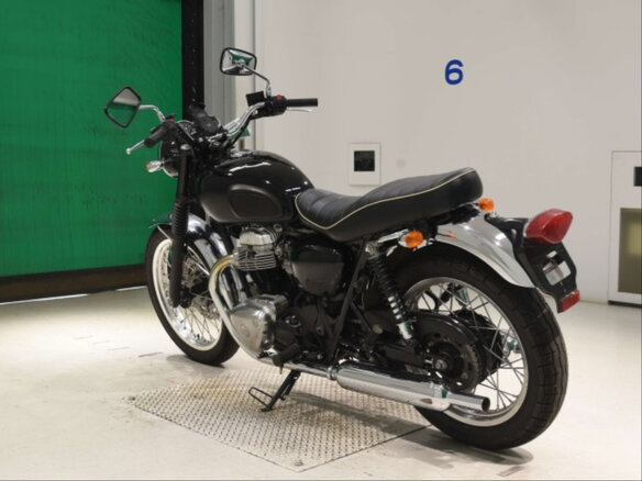2009 Kawasaki W 400, чёрный, 420000 рублей - вид 5