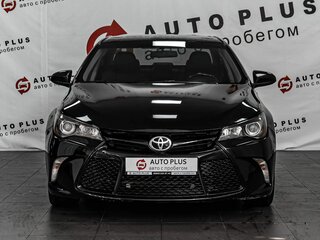 2015 Toyota Camry VII (XV50) Рестайлинг, чёрный, 1820000 рублей, вид 3