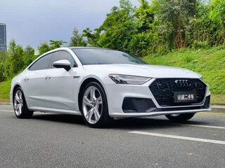 2022 Audi A7 L 45 TFSI II (4K), белый, 6350000 рублей, вид 3