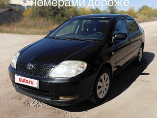 2003 Toyota Corolla IX (E120, E130), чёрный, 509000 рублей, вид 1