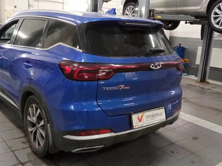 2022 Chery Tiggo 7 Pro I, синий, 1350000 рублей, вид 4