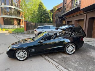 2007 Mercedes-Benz SL-Класс 350 V (R230), чёрный, 1500000 рублей, вид 3