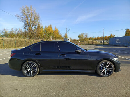 2019 BMW 3 серии 320d xDrive VII (G2x), чёрный, 3120000 рублей, вид 4