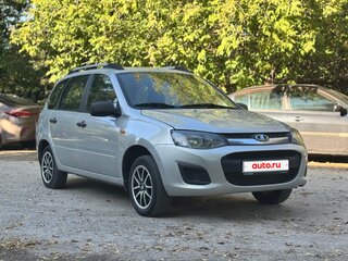 2016 Lada (ВАЗ) Kalina II, серебристый, 449000 рублей, вид 2