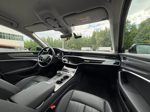 2021 Audi A6 45 TFSI V (C8), чёрный, 4650000 рублей - вид 12