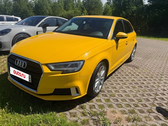 2017 Audi A3 III (8V) Рестайлинг, жёлтый, 1555555 рублей - вид 1