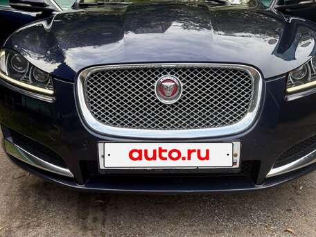 2014 Jaguar XF I Рестайлинг, синий, 1950000 рублей, вид 1