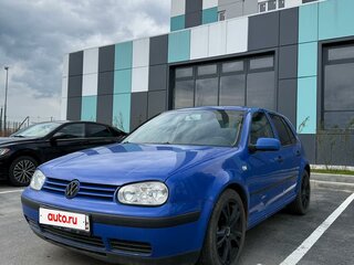 2003 Volkswagen Golf IV, синий, 360000 рублей, вид 4