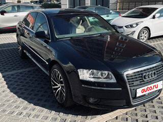 2007 Audi A8 II (D3) Рестайлинг 2, чёрный, 1385000 рублей, вид 2