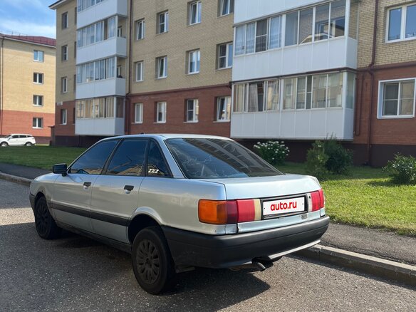 1989 Audi 80 IV (B3), серый - вид 3
