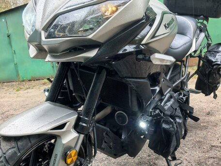 2017 Kawasaki Versys 650, серебристый, 750000 рублей, вид 1