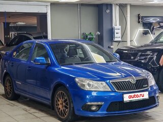 2010 Skoda Octavia RS II Рестайлинг, синий, 975000 рублей, вид 3