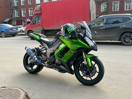 2013 Kawasaki Z 1000SX, зелёный, 700000 рублей, вид 4