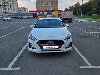 2018 Hyundai Sonata VII (LF) Рестайлинг, белый, 1200000 рублей, вид 5