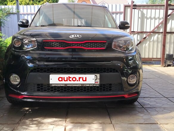 2018 Kia Soul II Рестайлинг, чёрный, 1570000 рублей