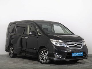2014 Nissan Serena IV (C26), чёрный, 1439000 рублей, вид 1
