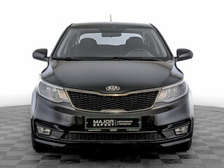 2017 Kia Rio III Рестайлинг, чёрный, 1370000 рублей, вид 2