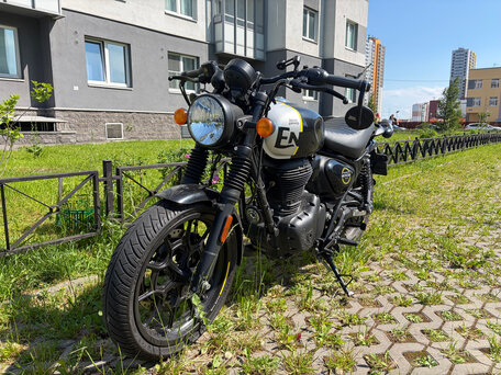 2024 Royal Enfield Hunter, чёрный, 390000 рублей, вид 1