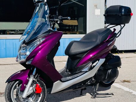 2018 Yamaha Majesty 155S, пурпурный, 250000 рублей, вид 2
