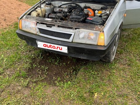2004 Lada (ВАЗ) 21099, серебристый, 95000 рублей, вид 4