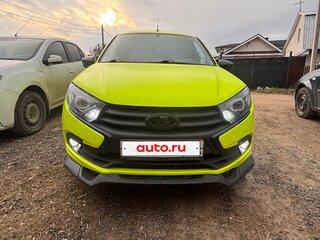 2019 Lada (ВАЗ) Granta I Рестайлинг, зелёный, 720000 рублей, вид 5