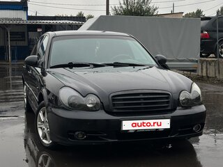 2008 Hyundai Sonata ТагАЗ IV (EF) Рестайлинг, чёрный, 450000 рублей, вид 2