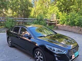 2018 Hyundai Sonata VII (LF) Рестайлинг, чёрный, 2200000 рублей, вид 4