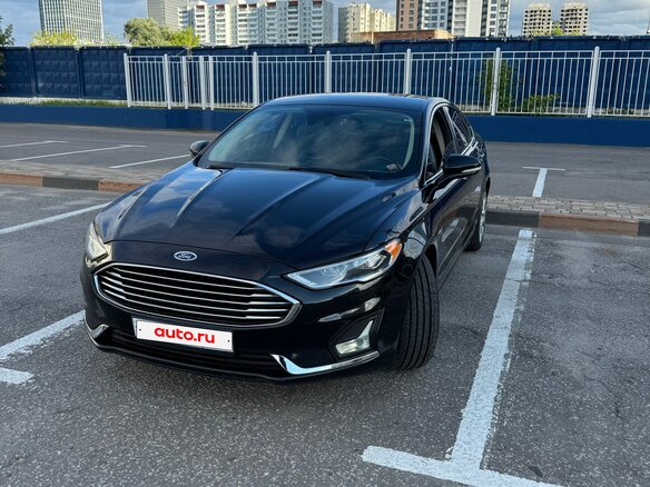 2019 Ford Fusion (North America) II Рестайлинг, чёрный, 1600000 рублей - вид 2