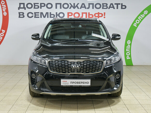 2018 Kia Sorento III Prime Рестайлинг, чёрный - вид 1