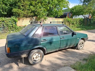 1998 Lada (ВАЗ) 21099, зелёный, 60000 рублей, вид 4